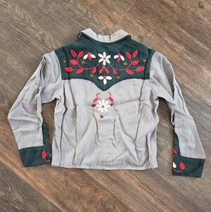 Vintage Western Kids Button Up